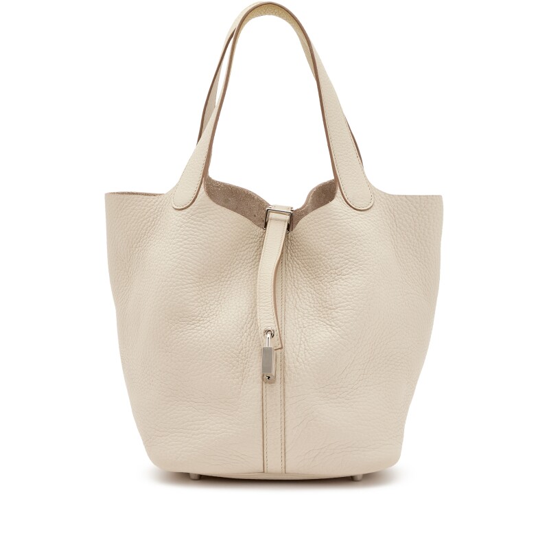 Hermès Beton Clemence Picotin Lock 22 Palladium Hardware - Image 1